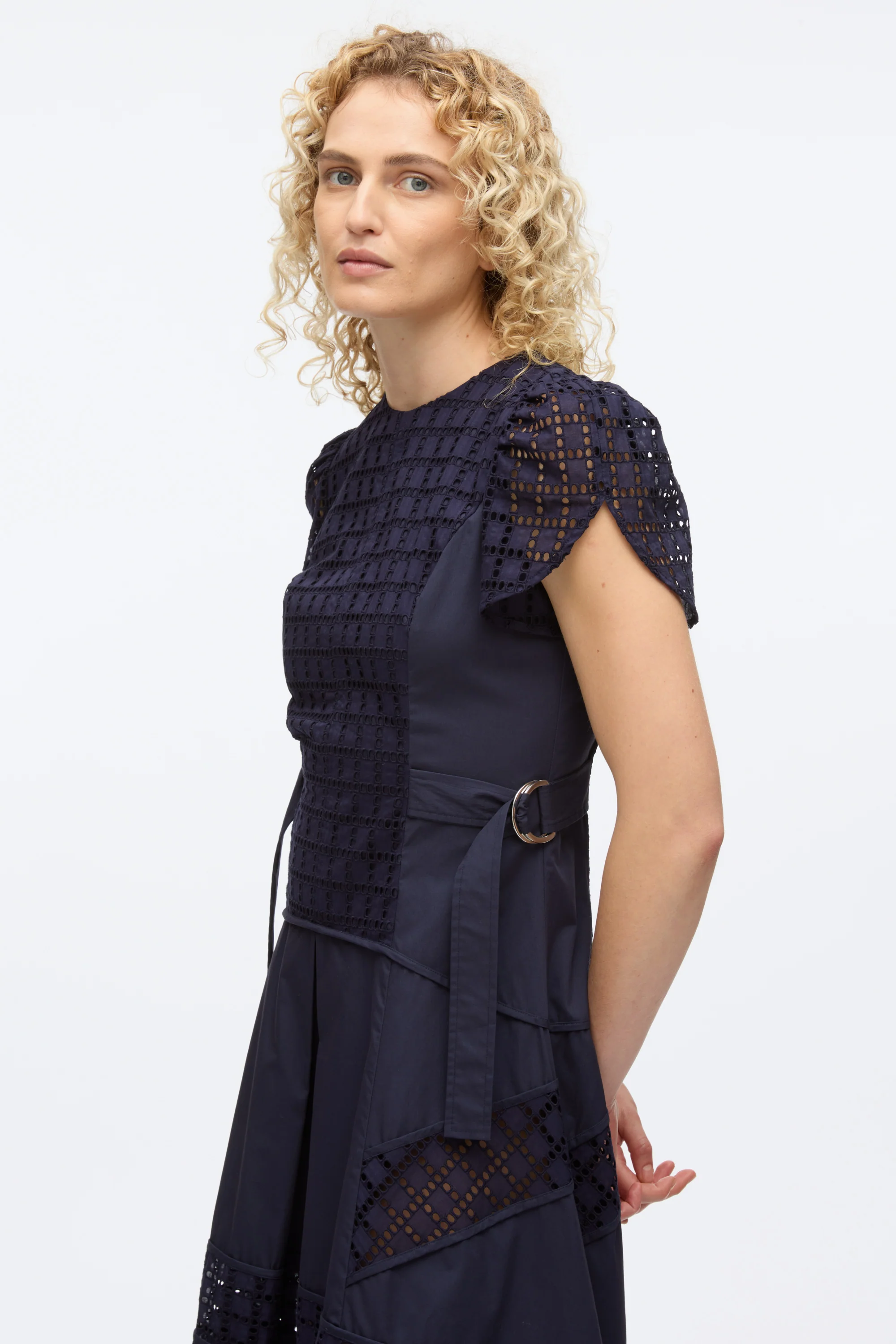 Broderie Anglaise Tulip Dress - Image 5