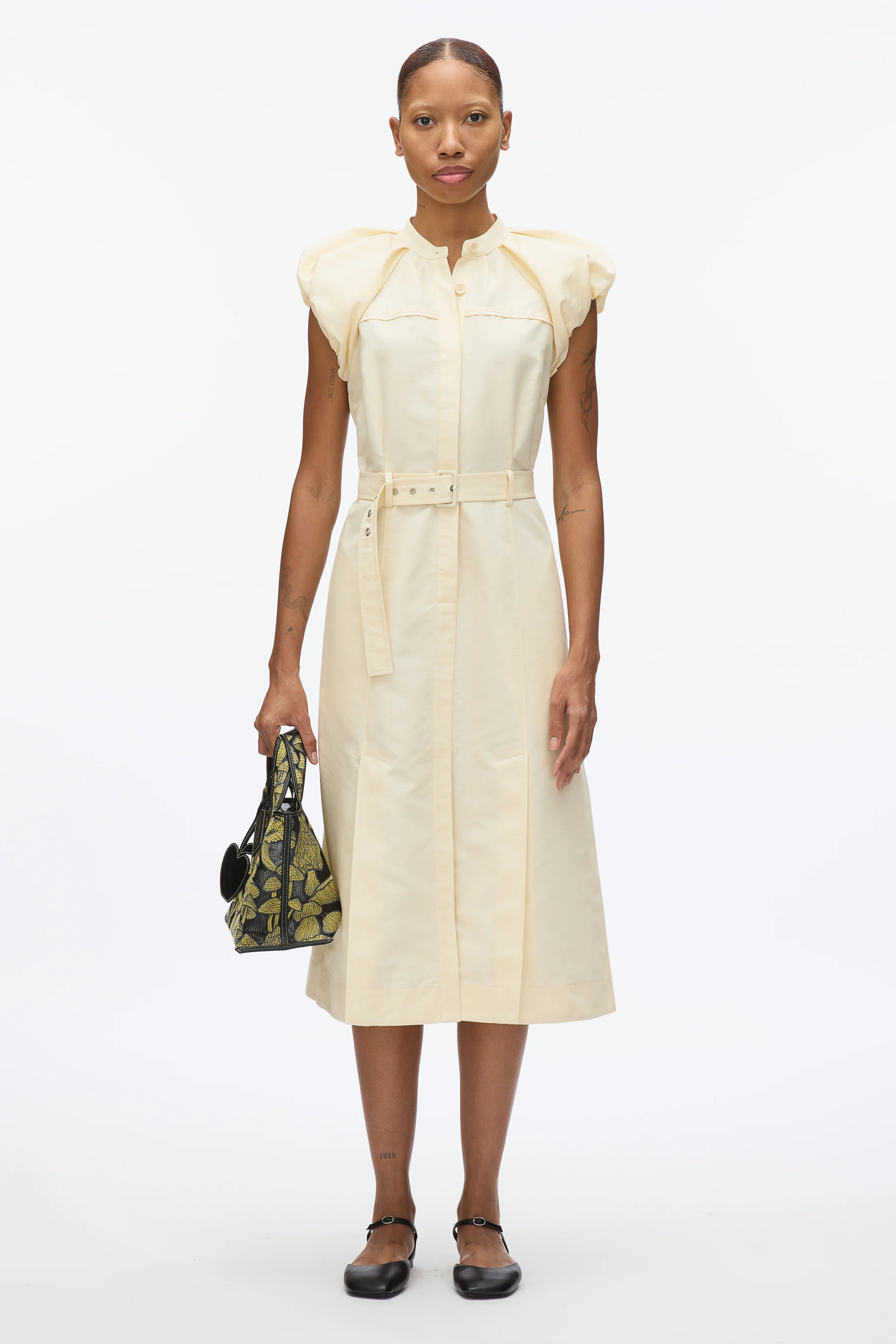 Cloud Sleeve Shirt Dress - Image 10
