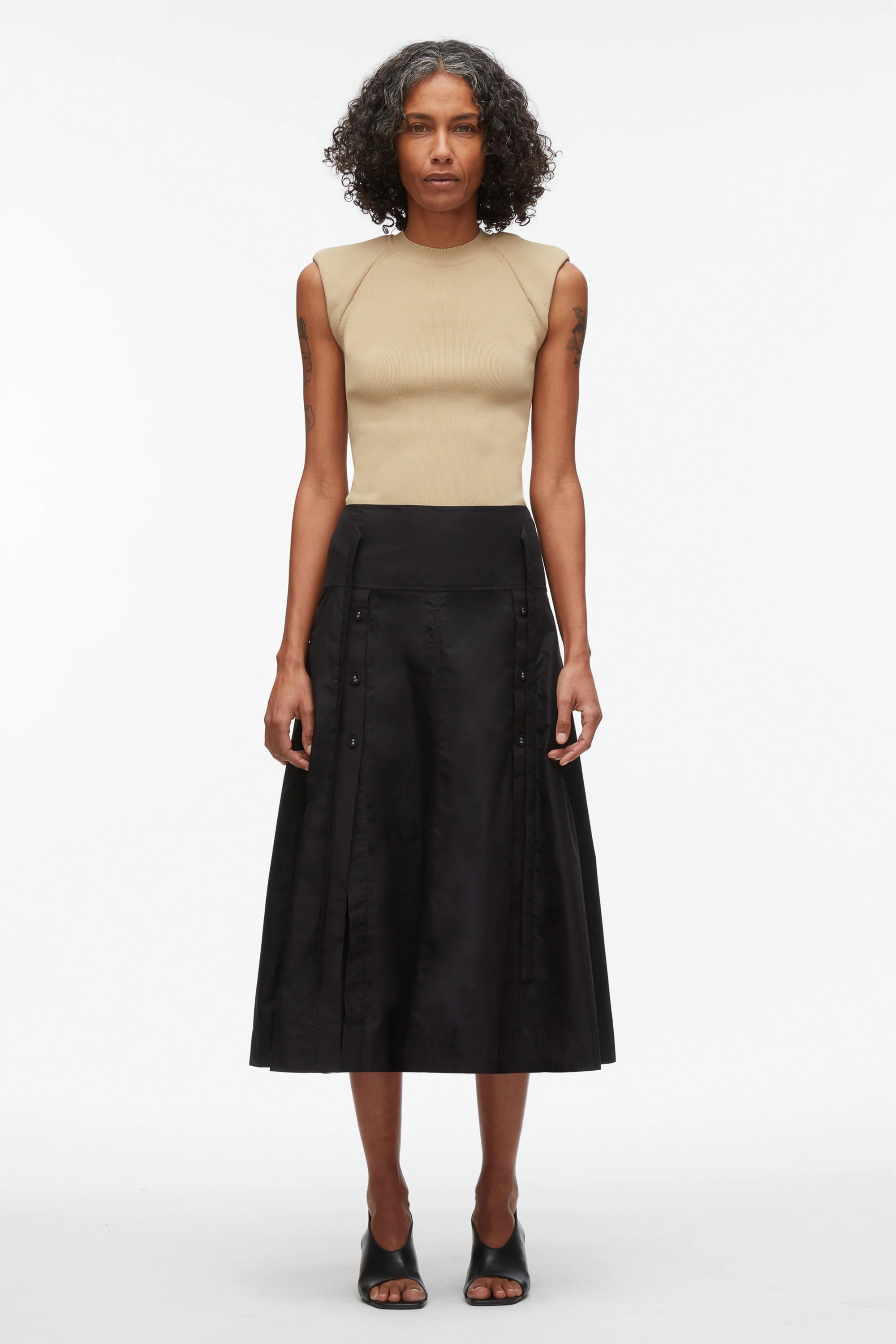 Compact Rib Sleeveless Top - Image 11