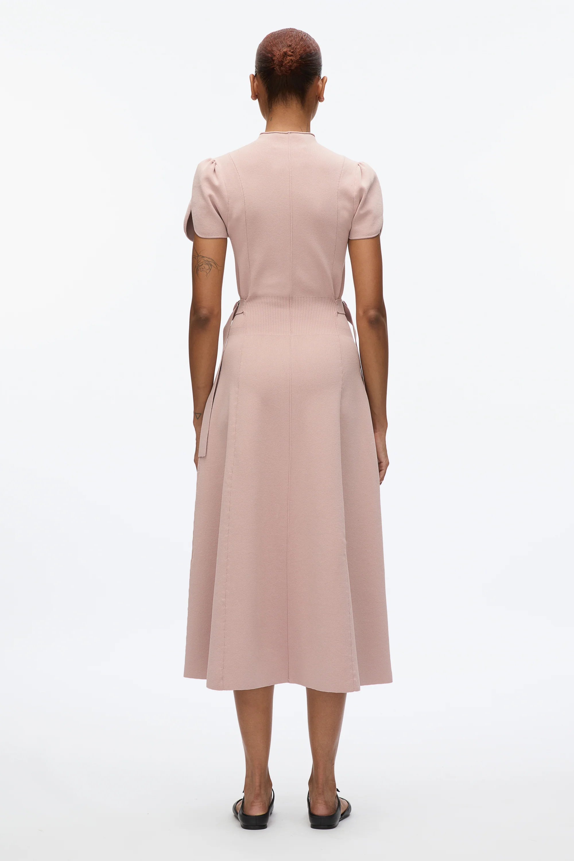 Compact Rib Tulip Dress - Image 13