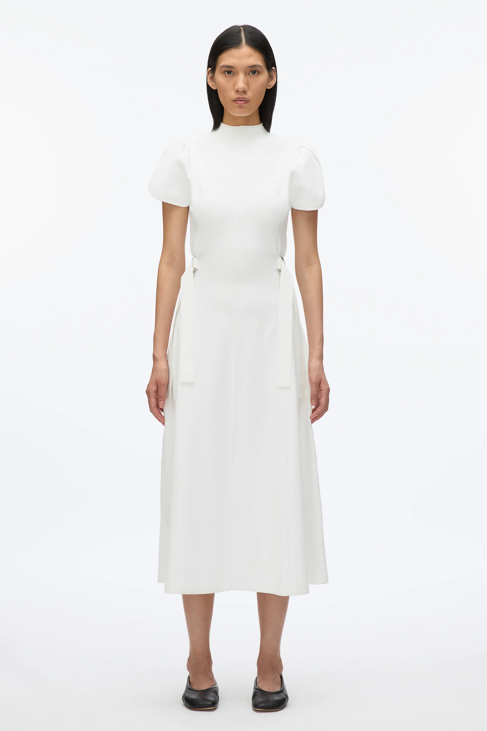 Compact Rib Tulip Dress - Image 7