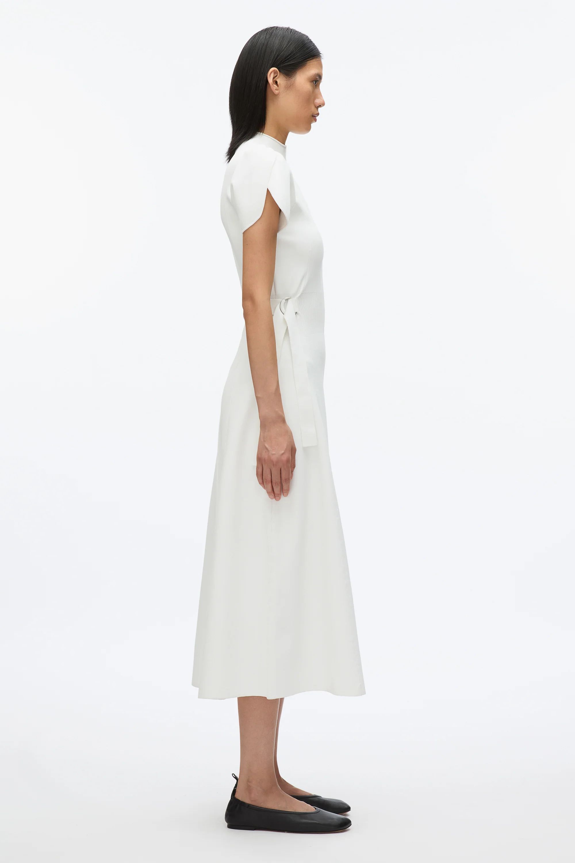 Compact Rib Tulip Dress - Image 8