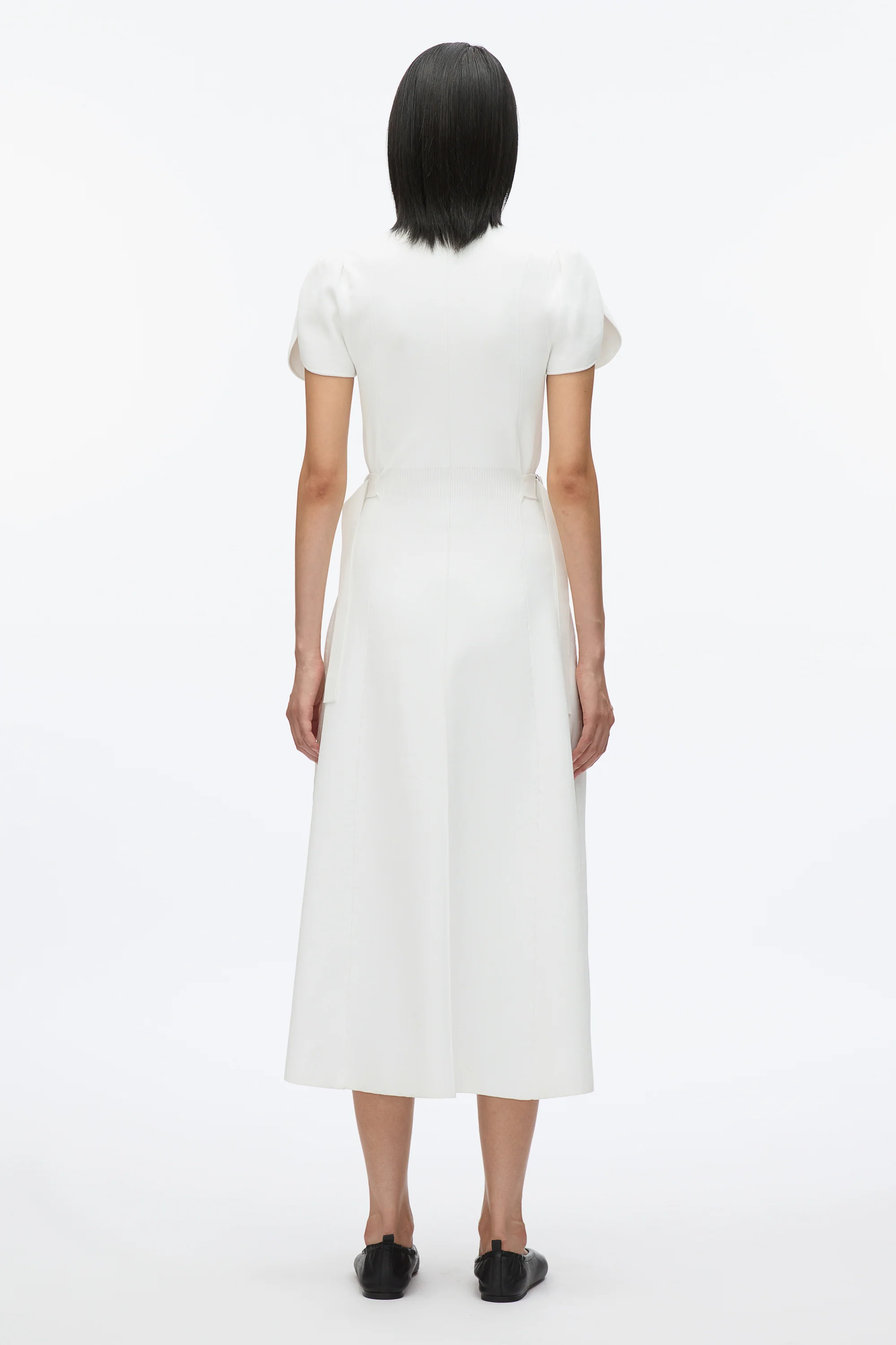Compact Rib Tulip Dress - Image 9
