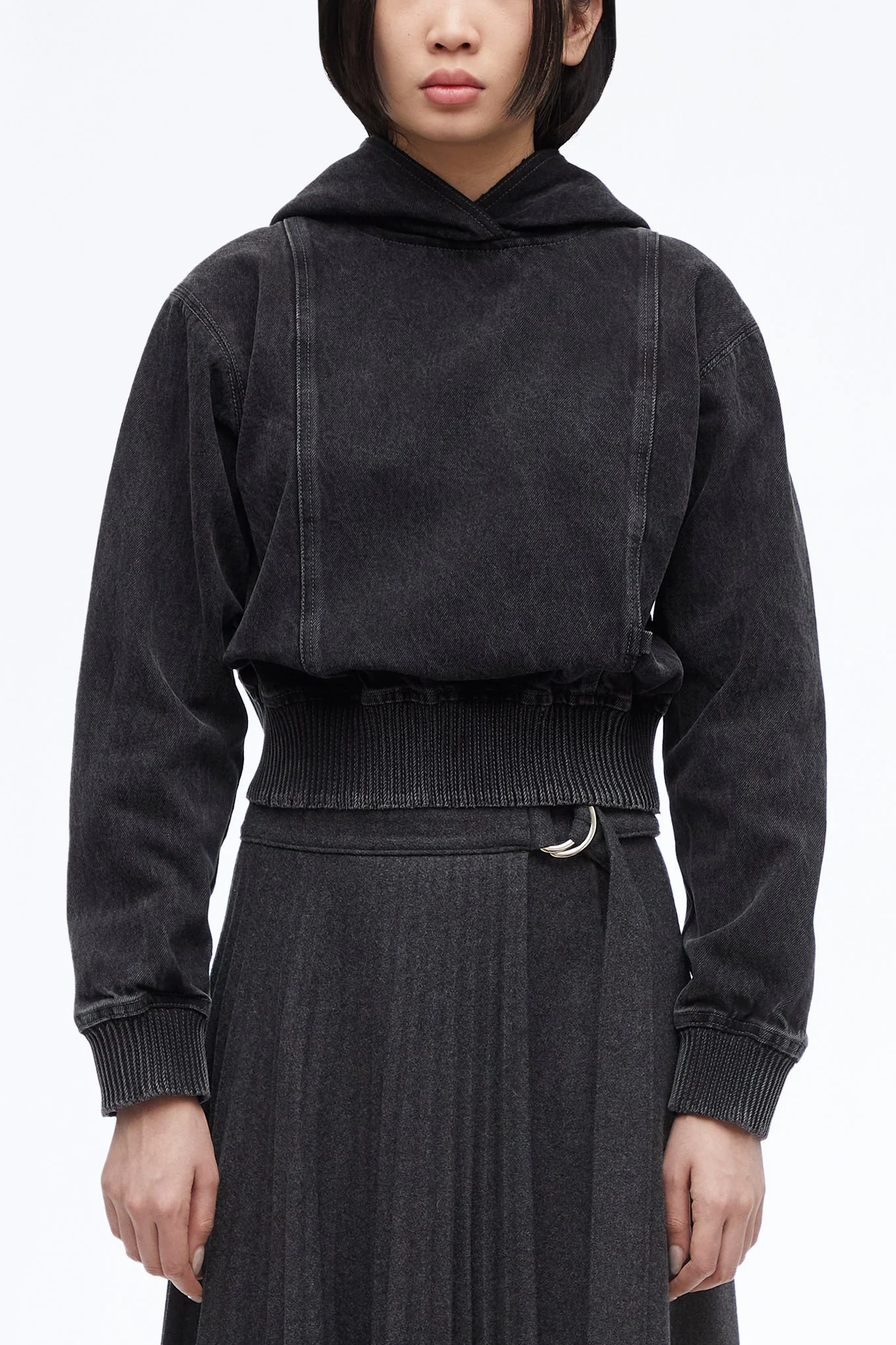 Denim Hoodie - Image 4