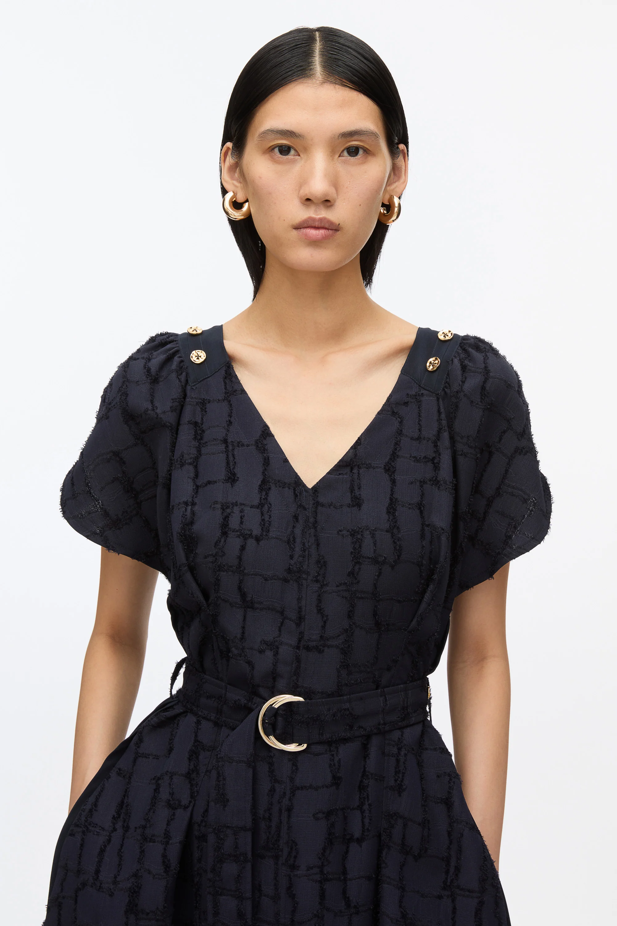 Check Fil Coupe Tulip Dress - Image 4