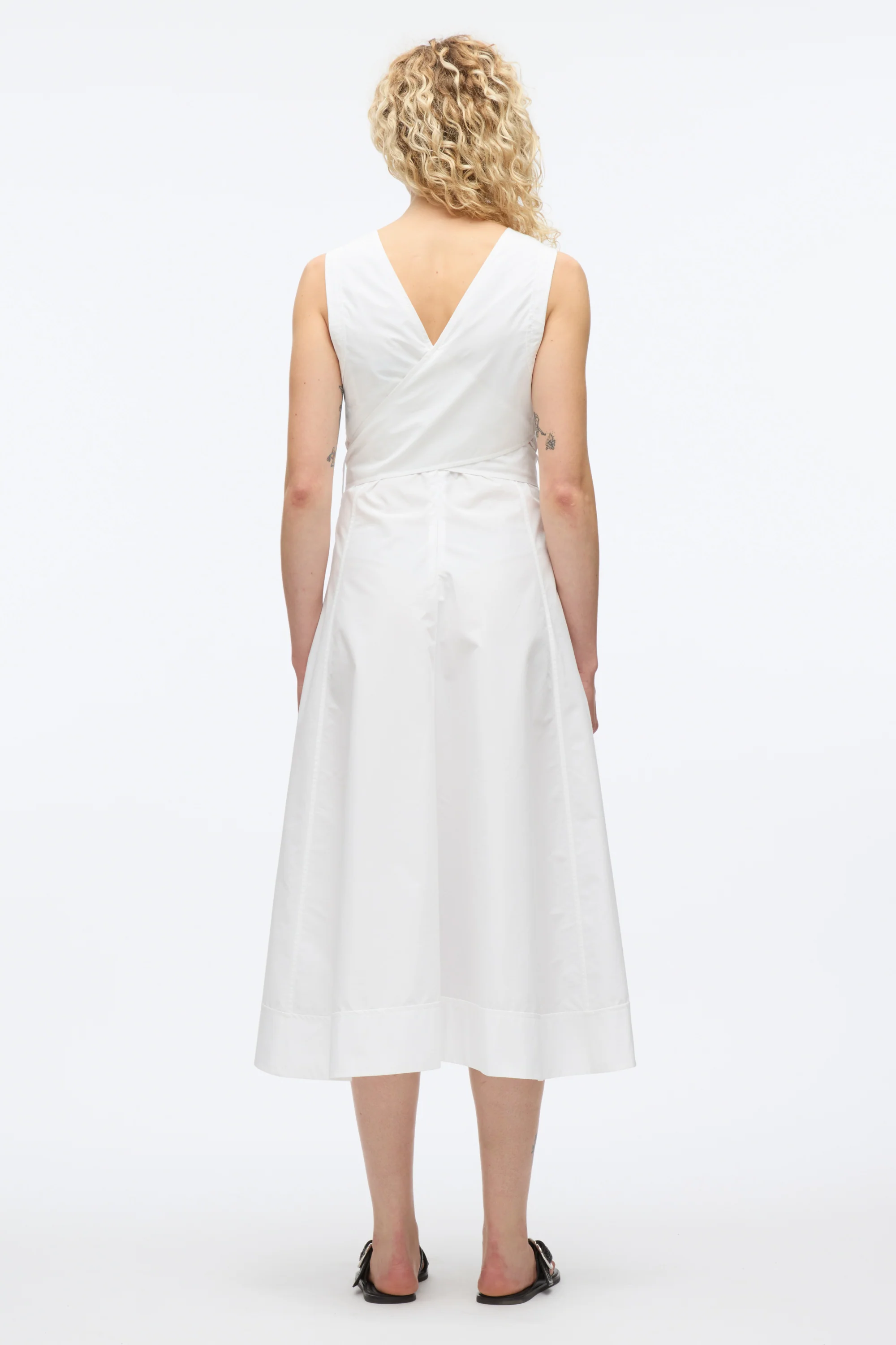 Crisscross Back Midi Dress - Image 3