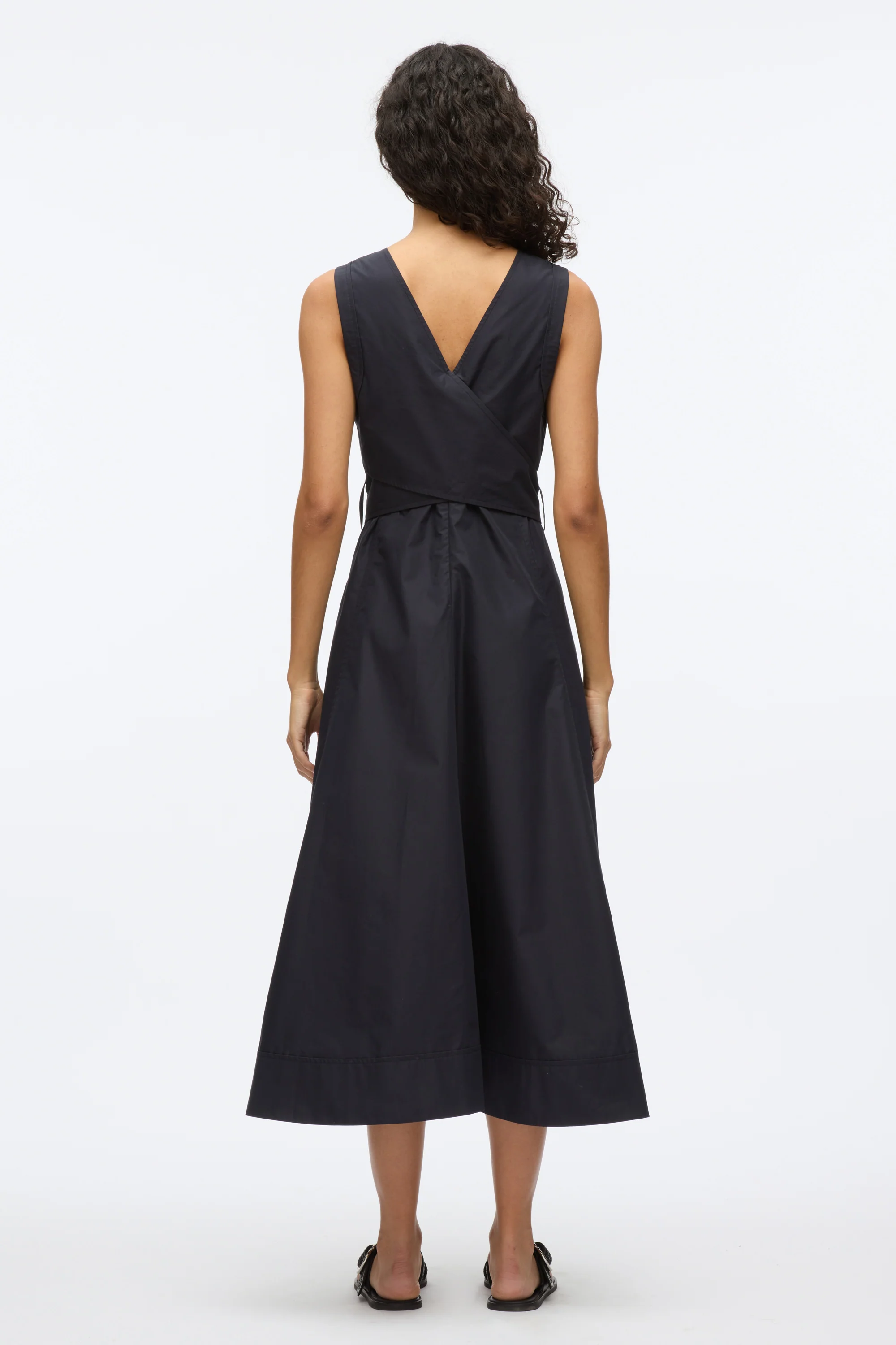 Crisscross Back Midi Dress - Image 9